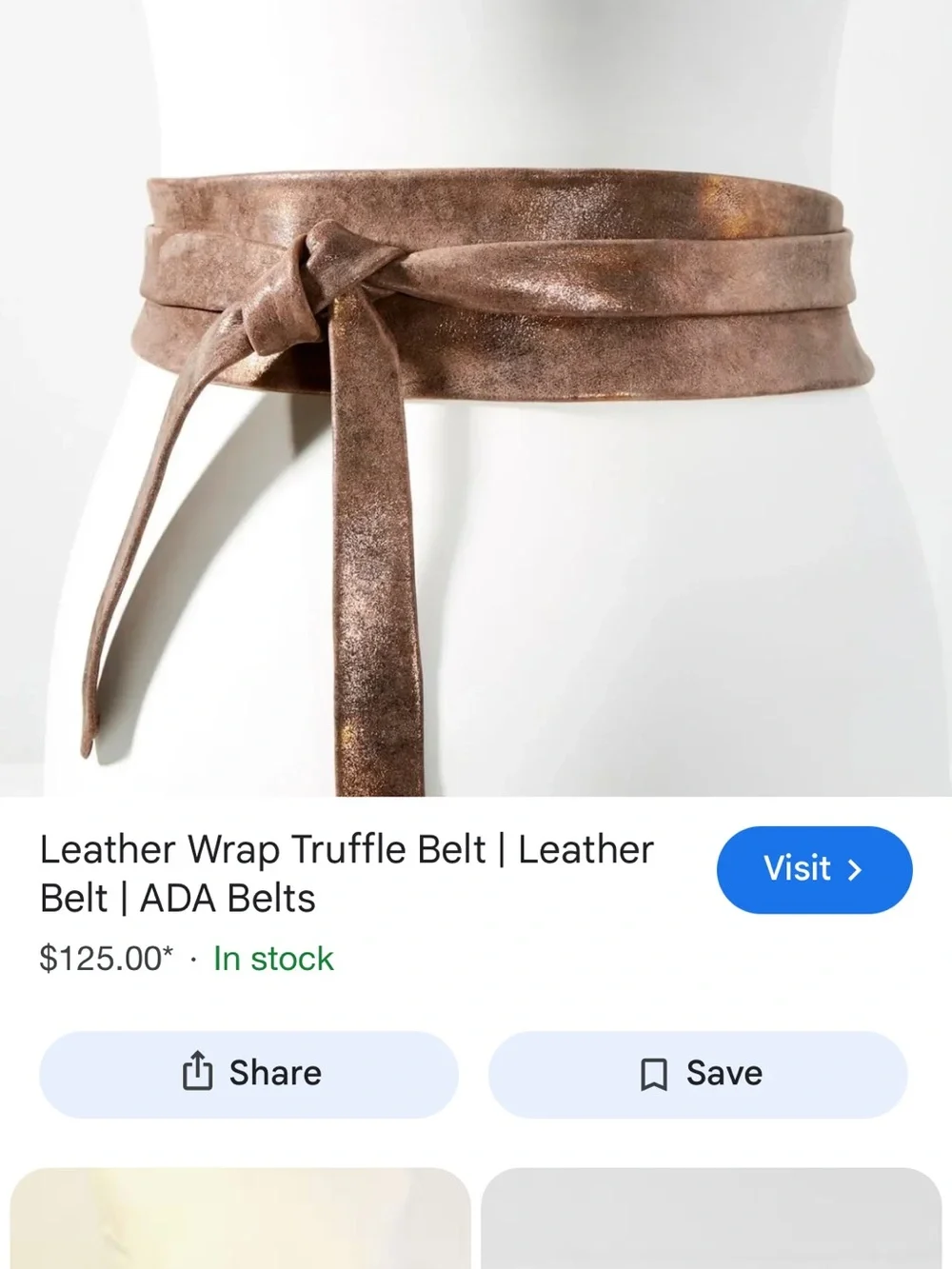 Ada leather wrap